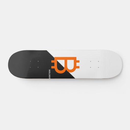Skateboard TITULAIRE DE Bitcoin (Horz)