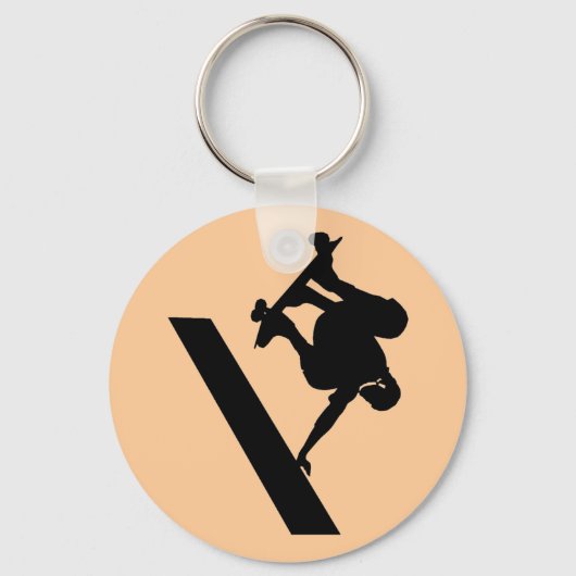 skateboard-toetsenbord sleutelhanger (Voorkant)