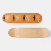 Skateboard Toile d'araignée Halloween (Horz)