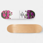 Skateboard Toile florale (Horz)