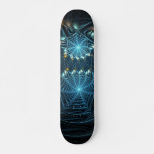 Skateboard Toiles d'araignée métalliques