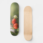 Skateboard tomates mouillées sur la vigne (Recto)