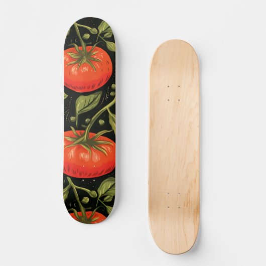 Skateboard Tomato Pattern Pomodoro (Recto)