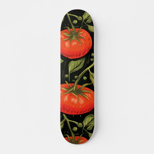 Skateboard Tomato Pattern Pomodoro (Devant)