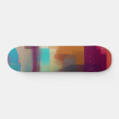 Skateboard Tonalité rétro colorée mélange (Horz)