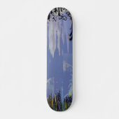 Skateboard Tons Cool bleus Abstraits Grunge Paint (Devant)