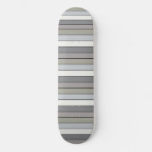 Skateboard Tons Gris Avec Bandes Noires Sur Papier Aquarelle (Recto)