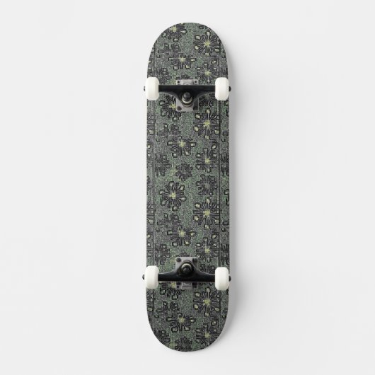 Skateboard Tons noirs contre gris (Recto)