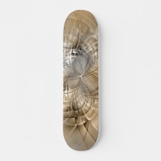 Skateboard Tons Terre Abstrait Art fractal moderne Texture (Devant)