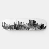 Skateboard Toronto Canada Skyline Black White (Horz)