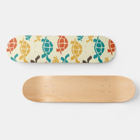 Skateboard Tortue multicolore (Horz)
