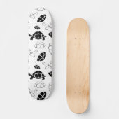 Skateboard Tortue noire (Recto)