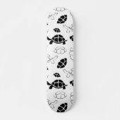 Skateboard Tortue noire (Devant)