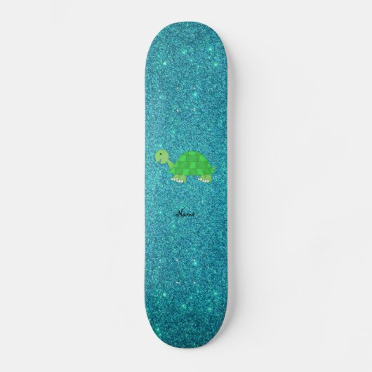 Skateboard Tortue nommée personnalisée (Recto)