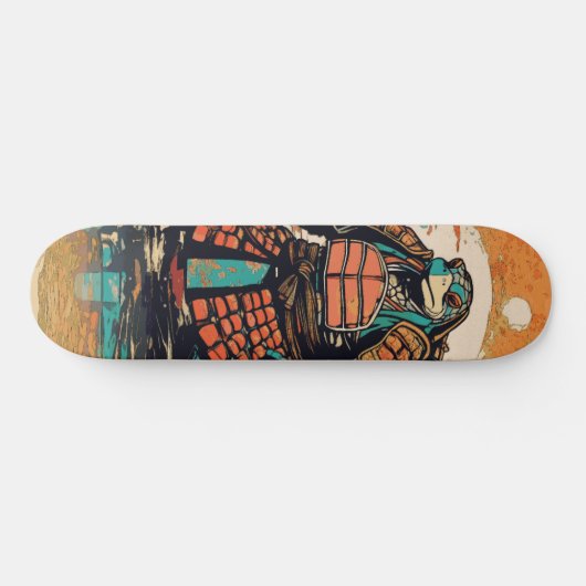 Skateboard Tortue samouraï (Horz)