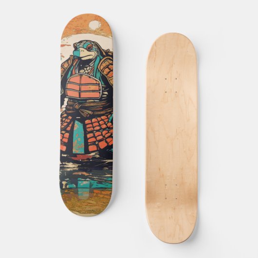 Skateboard Tortue samouraï (Recto)