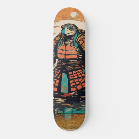 Skateboard Tortue samouraï (Recto)
