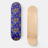 Skateboard Tortues marines Batik Art Africain (Recto)