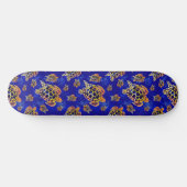Skateboard Tortues marines Batik Art Africain (Horz)