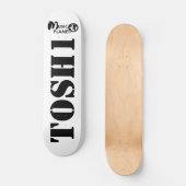 Skateboard TOSHI 1 Planche à roulettes (Recto)