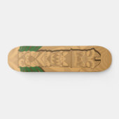 Skateboard Totem de Dinosaur Tiki (Horz)