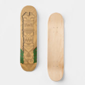 Skateboard Totem de Dinosaur Tiki (Recto)