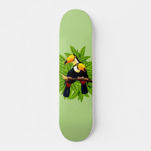 Skateboard Toucan Duo Green (Devant)