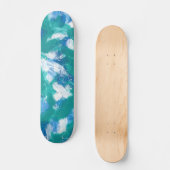 Skateboard Touche demi-tuyau bleu ouest (Recto)