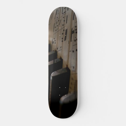 Skateboard Touches de piano de musique antique (Recto)