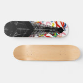 Skateboard Tour Art-Eiffel Abstrait (Horz)