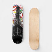Skateboard Tour Art-Eiffel Abstrait (Recto)