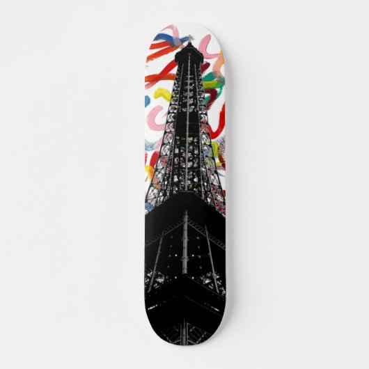 Skateboard Tour Art-Eiffel Abstrait (Devant)