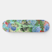 Skateboard Tour Eiffel verte sur collage (Horz)