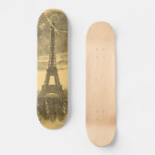 Skateboard Tour Eiffel vintage Paris (Recto)