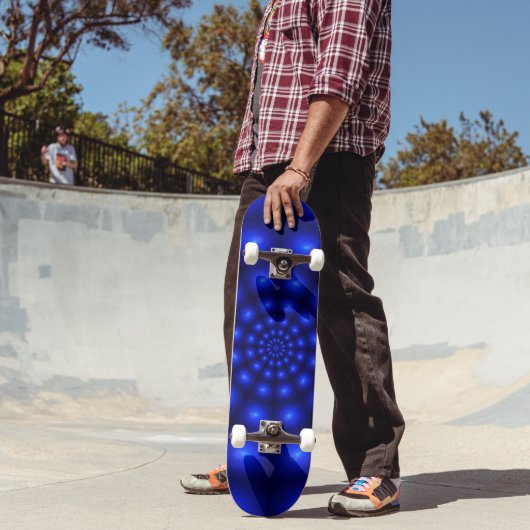 Skateboard Tourbillon bleu (Extérieur 2)