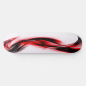 Skateboard Tourbillon Rouge Abstrait (Horz)
