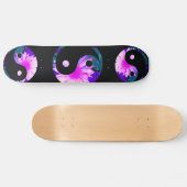 Skateboard tournesol d'arc-en-ciel peint par yang de yin (Horz)