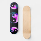 Skateboard tournesol d'arc-en-ciel peint par yang de yin (Recto)