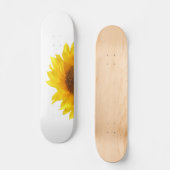 Skateboard tournesol jaune (Recto)