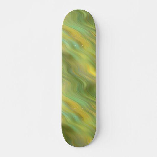Skateboard Tournesol Jaune Wavy Texture (Devant)
