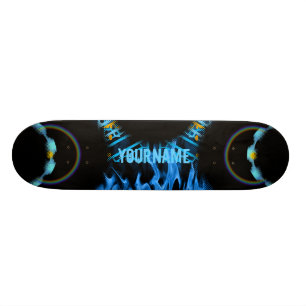 Skateboard Tournoi des Flames bleues de Yourname