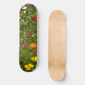 Skateboard toutes sortes de belles fleurs (Recto)