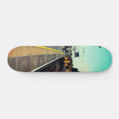 Skateboard Train à la gare (Horz)