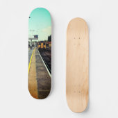 Skateboard Train à la gare (Recto)