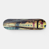 Skateboard Train beige et marron (Horz)