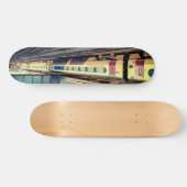 Skateboard Train beige et marron (Horz)