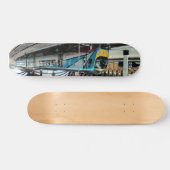 Skateboard Train bleu clair (Horz)