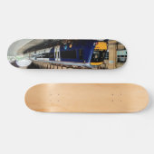 Skateboard Train bleu et jaune (Horz)