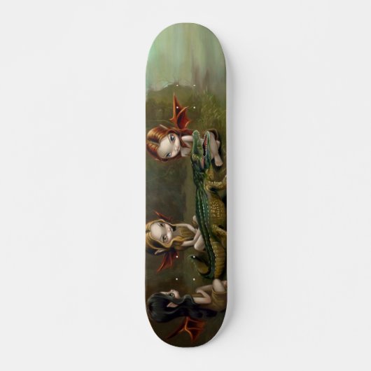Skateboard Traiter en ami une planche à roulettes féerique (Devant)
