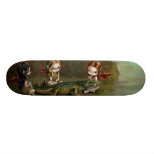 Skateboard Traiter en ami une planche à roulettes féerique